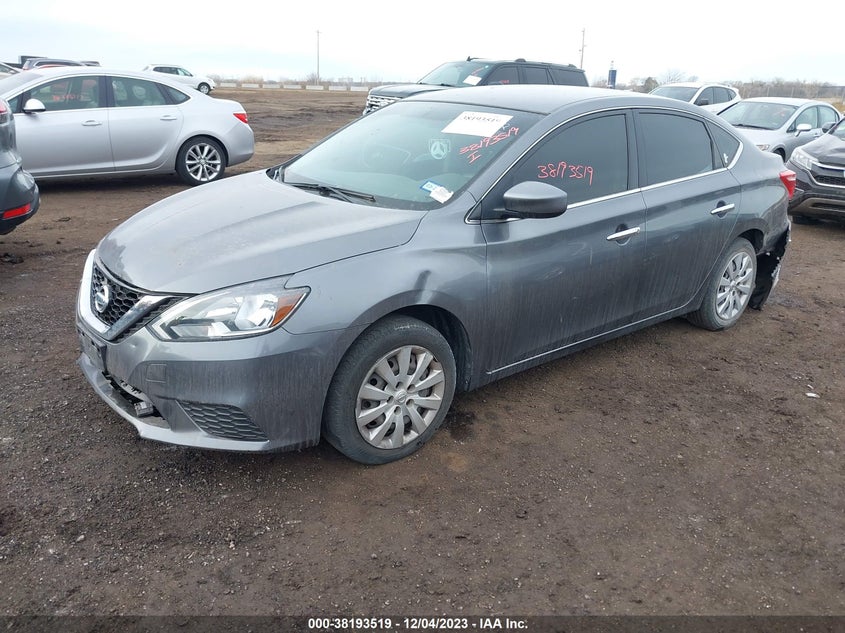 VIN 3N1AB7APXKY366305 2019 NISSAN SENTRA S