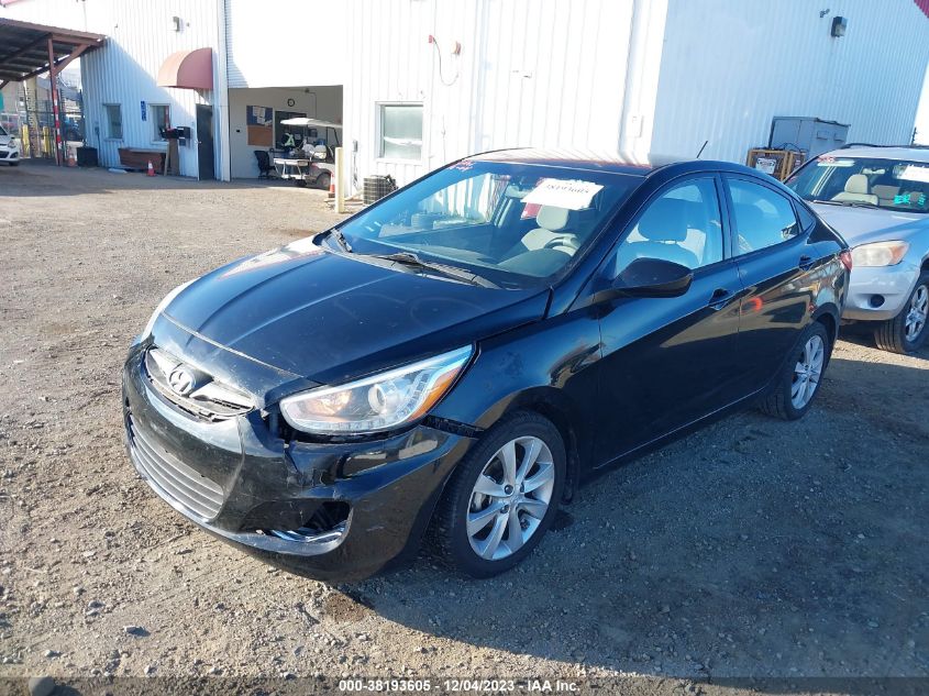 2014 HYUNDAI ACCENT GLS/SE - KMHCU4AE8EU765231