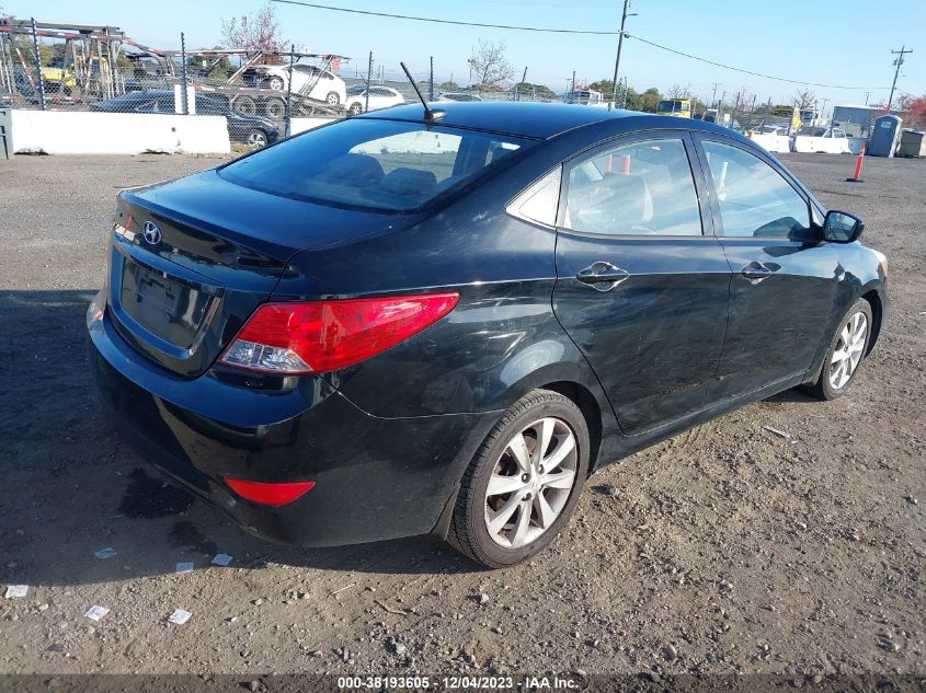 2014 HYUNDAI ACCENT GLS/SE - KMHCU4AE8EU765231