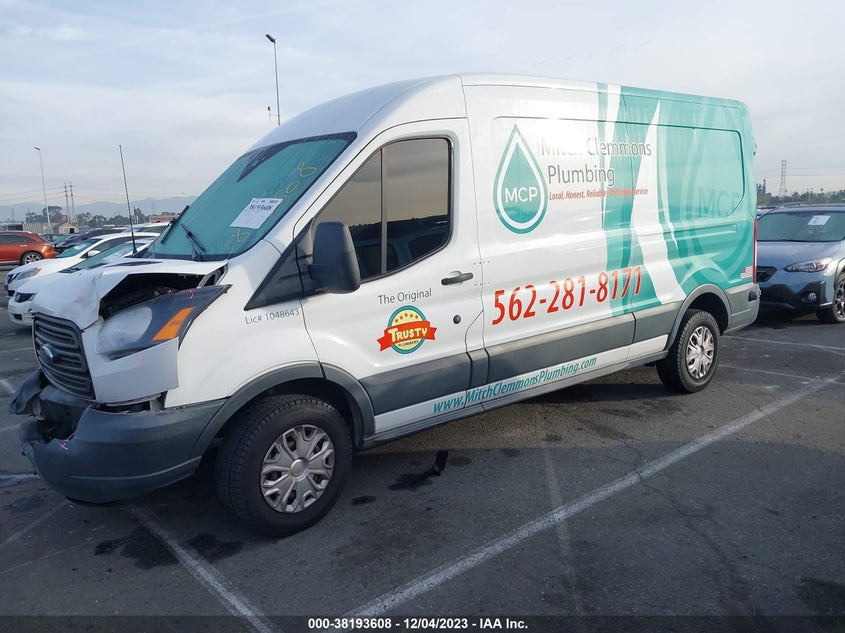 VIN 1FTYR2CM3HKB49280 2017 FORD TRANSIT-250