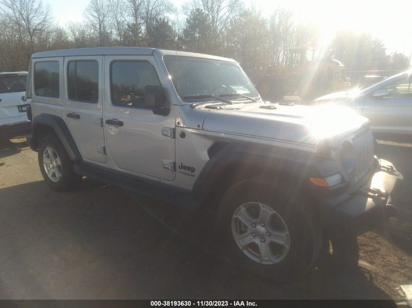 2022 JEEP WRANGLER UNLIMITED SPORT S 4X4 - 1C4HJXDN4NW237660