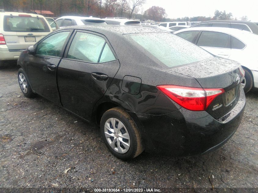 2014 TOYOTA COROLLA L/LE/LE PLS/PRM/S/S PLS - 2T1BURHE1EC100782