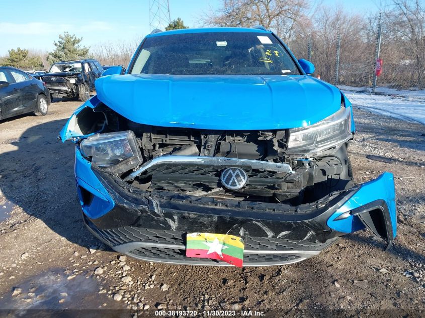 2022 VOLKSWAGEN TAOS SE - 3VVRX7B21NM013212