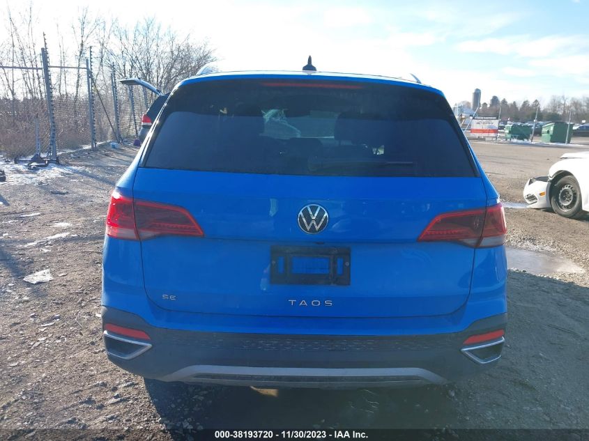 2022 VOLKSWAGEN TAOS SE - 3VVRX7B21NM013212