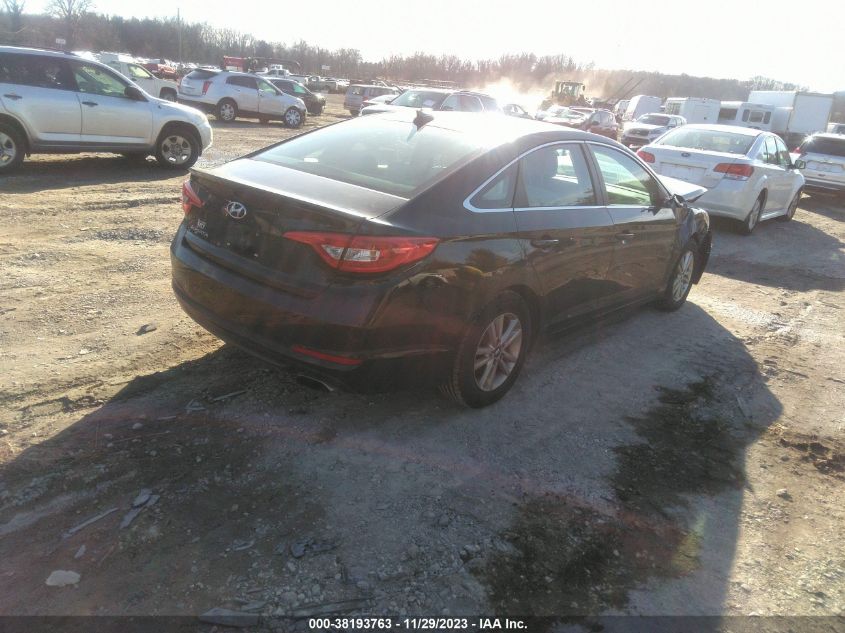 2017 HYUNDAI SONATA SE - 5NPE24AF0HH590595