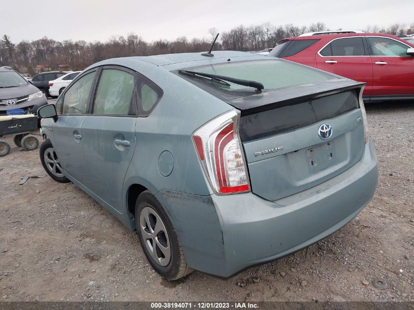 2014 TOYOTA PRIUS - JTDKN3DU3E1830627