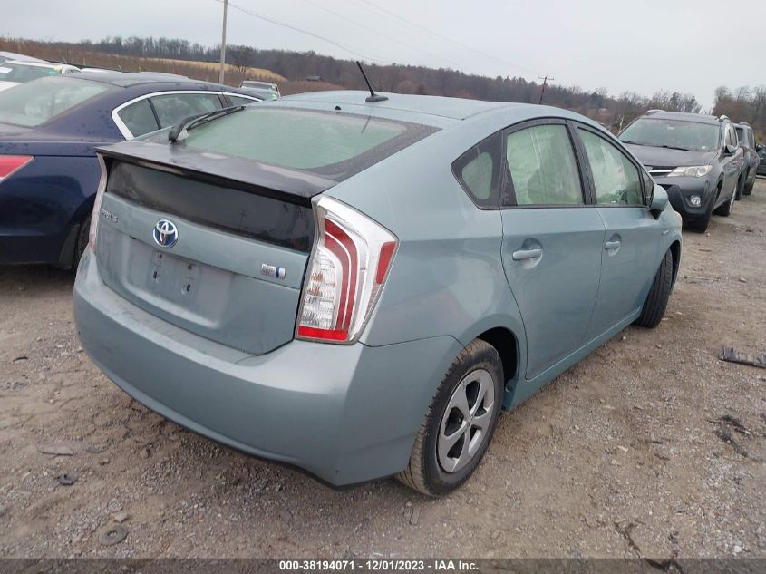2014 TOYOTA PRIUS - JTDKN3DU3E1830627