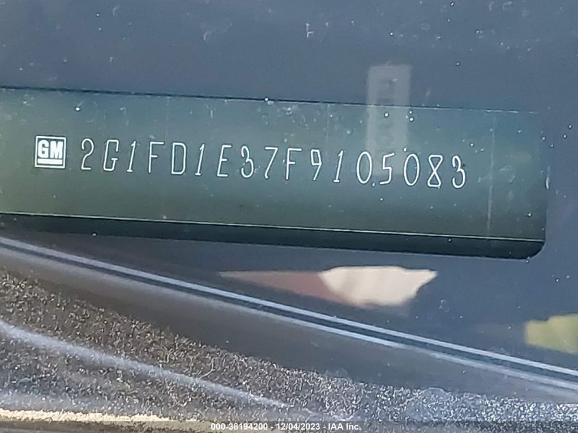 2015 CHEVROLET CAMARO LT - 2G1FD1E37F9105083