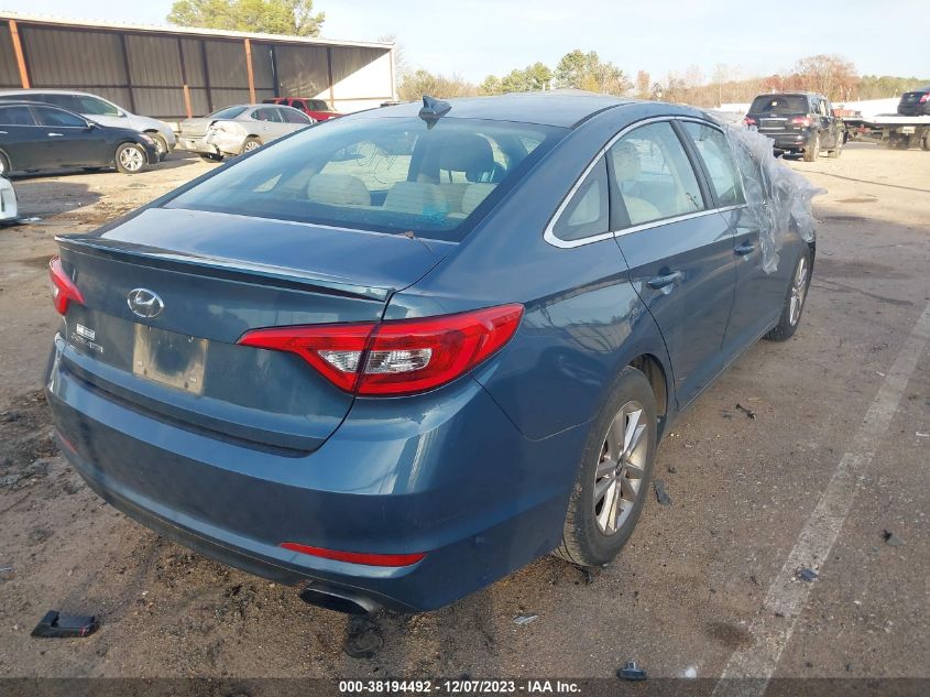 2016 HYUNDAI SONATA SE - 5NPE24AF5GH310295