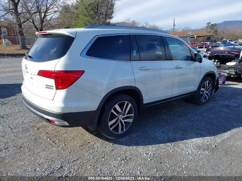 2016 HONDA PILOT TOURING - 5FNYF6H95GB045826