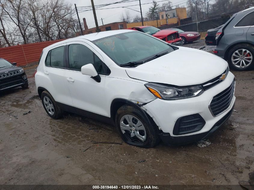 2018 CHEVROLET TRAX LS - KL7CJKSB8JB627309