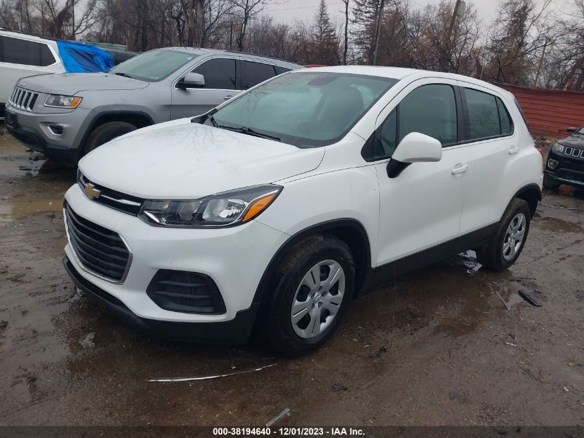 2018 CHEVROLET TRAX LS - KL7CJKSB8JB627309