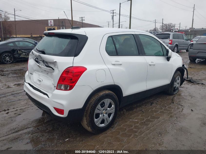 2018 CHEVROLET TRAX LS - KL7CJKSB8JB627309