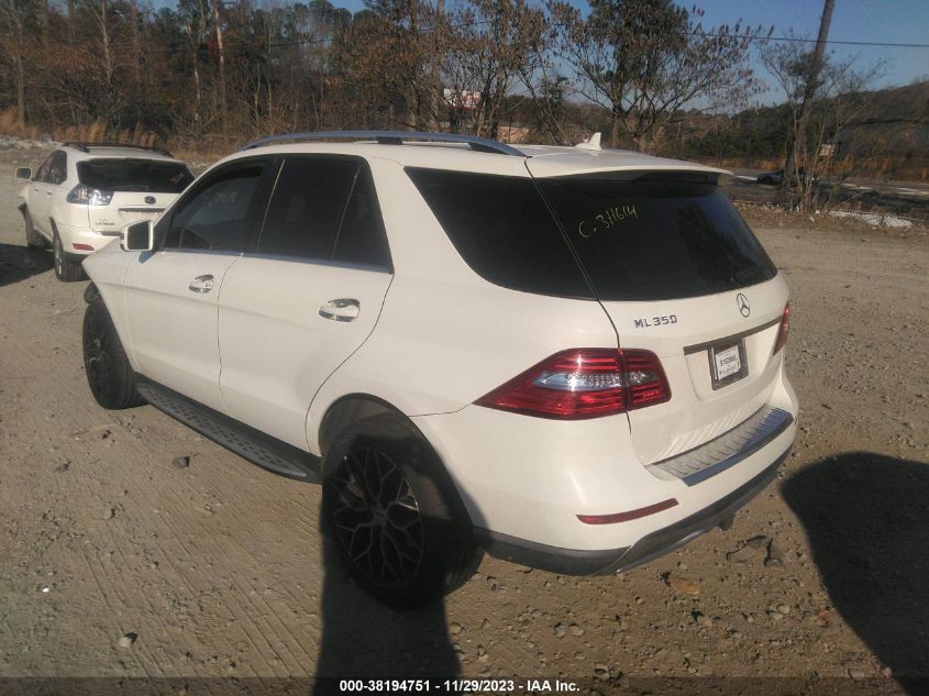2013 MERCEDES-BENZ ML 350 4JGDA5JB2DA164969