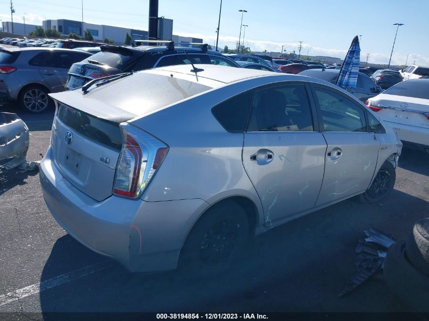 2015 TOYOTA PRIUS THREE - JTDKN3DUXF1921007