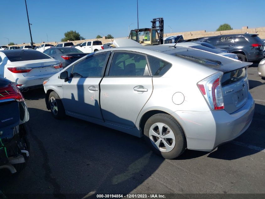 2015 TOYOTA PRIUS THREE - JTDKN3DUXF1921007