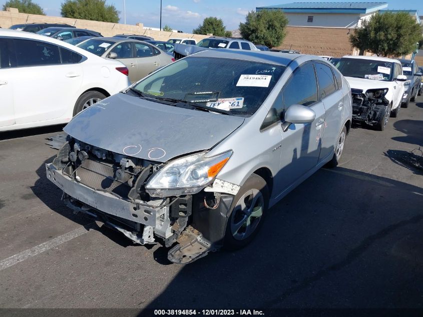 2015 TOYOTA PRIUS THREE - JTDKN3DUXF1921007