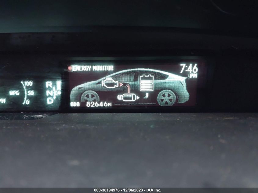 2013 TOYOTA PRIUS TWO - JTDKN3DU4D5604538