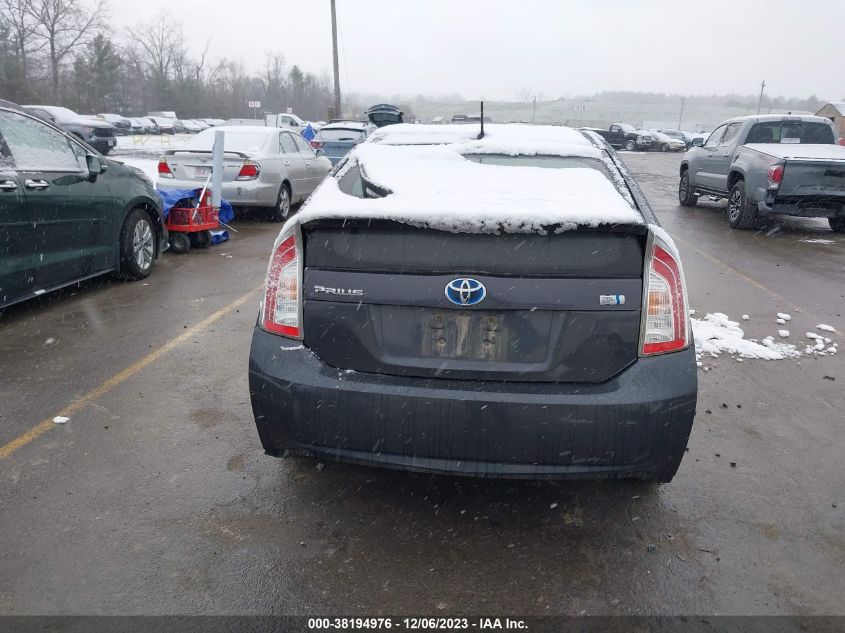 2013 TOYOTA PRIUS TWO - JTDKN3DU4D5604538