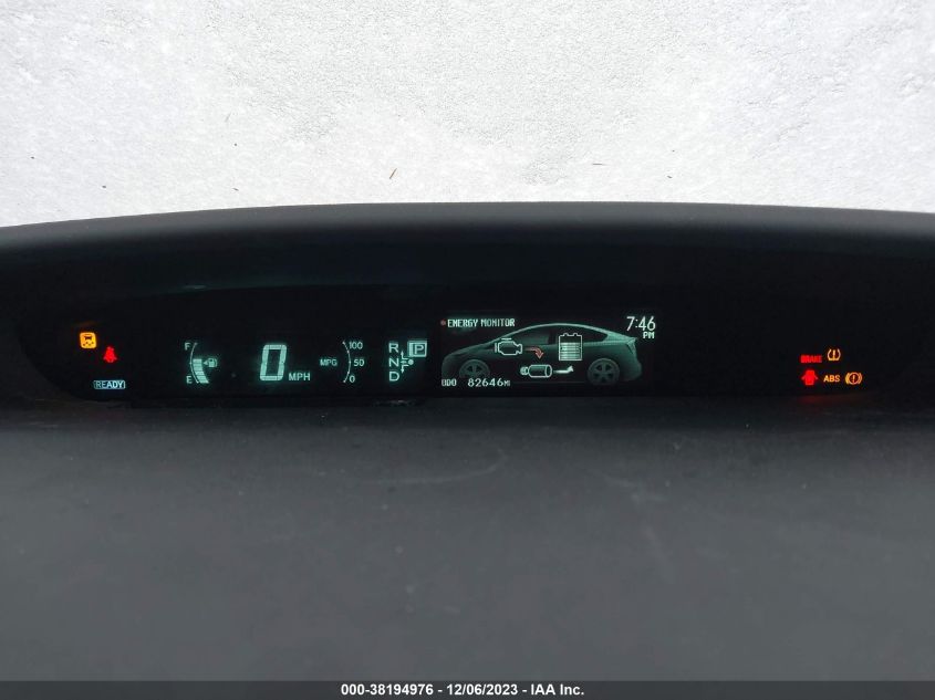 2013 TOYOTA PRIUS TWO - JTDKN3DU4D5604538