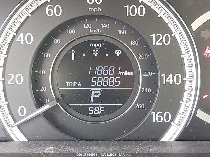 2015 HONDA ACCORD LX - 1HGCR2F37FA238397