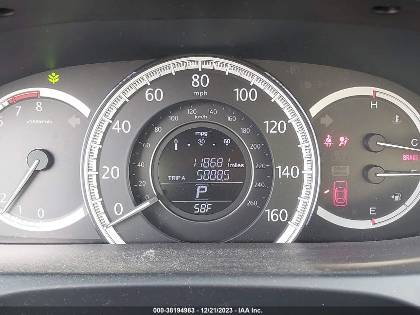 2015 HONDA ACCORD LX - 1HGCR2F37FA238397