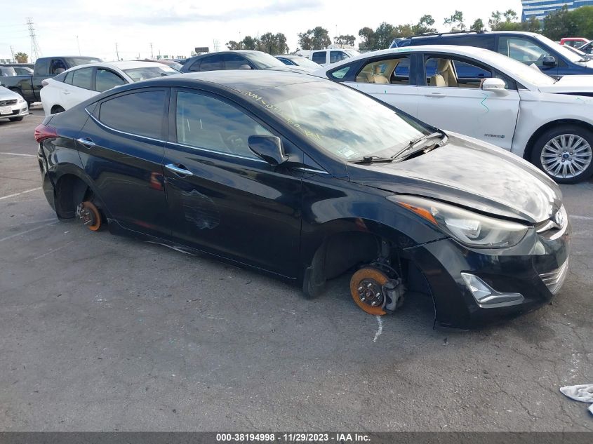 2014 HYUNDAI ELANTRA LIMITED (ULSAN PLANT) - KMHDH4AE3EU142592