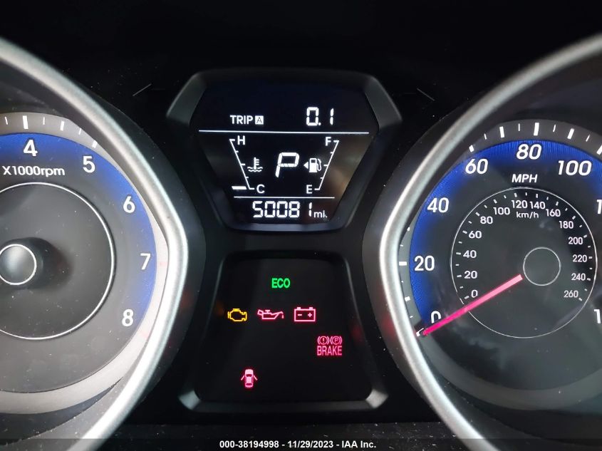 2014 HYUNDAI ELANTRA LIMITED (ULSAN PLANT) - KMHDH4AE3EU142592