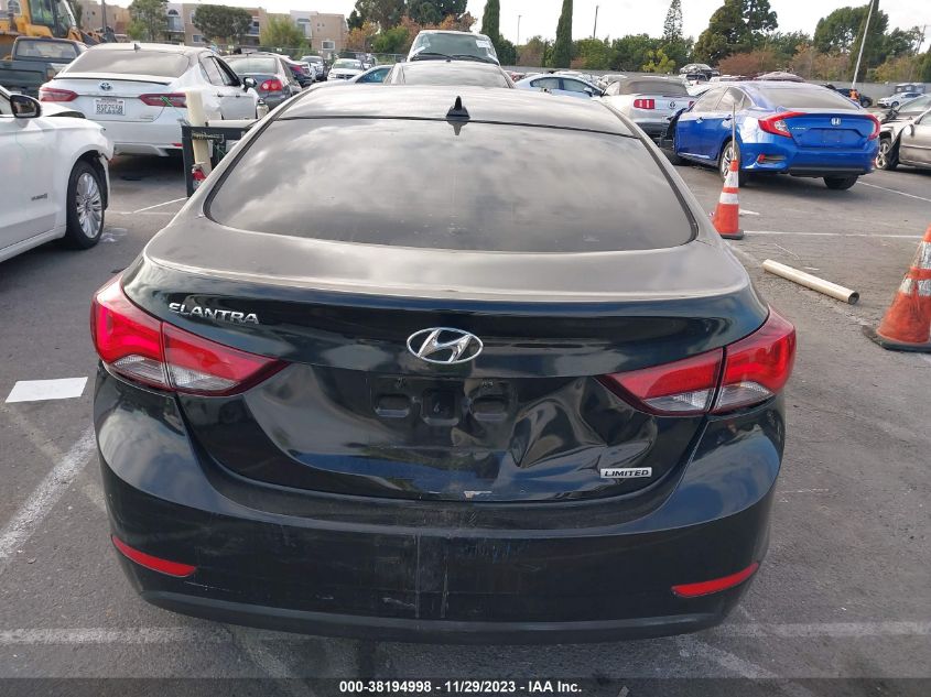 2014 HYUNDAI ELANTRA LIMITED (ULSAN PLANT) - KMHDH4AE3EU142592