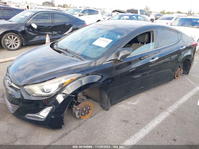 2014 HYUNDAI ELANTRA LIMITED (ULSAN PLANT) - KMHDH4AE3EU142592