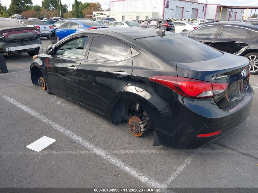 2014 HYUNDAI ELANTRA LIMITED (ULSAN PLANT) - KMHDH4AE3EU142592