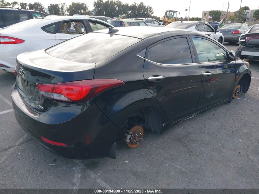 2014 HYUNDAI ELANTRA LIMITED (ULSAN PLANT) - KMHDH4AE3EU142592