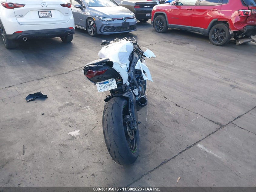 VIN JKBZXJH1XMA007520 2021 KAWASAKI ZX636 K