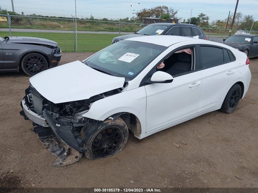 VIN KMHC65LC3NU284850 2022 HYUNDAI IONIQ HYBRID BLUE