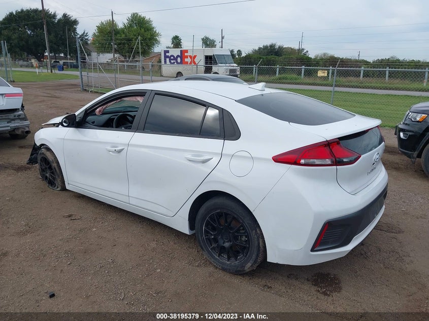 VIN KMHC65LC3NU284850 2022 HYUNDAI IONIQ HYBRID BLUE