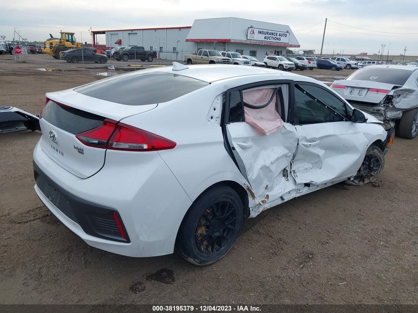 VIN KMHC65LC3NU284850 2022 HYUNDAI IONIQ HYBRID BLUE