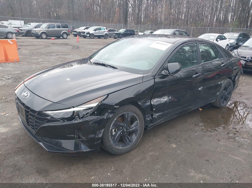 VIN 5NPLS4AG3NH079037 2022 HYUNDAI ELANTRA SEL