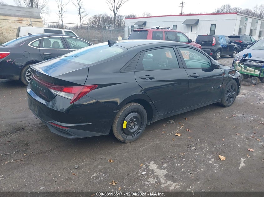 VIN 5NPLS4AG3NH079037 2022 HYUNDAI ELANTRA SEL