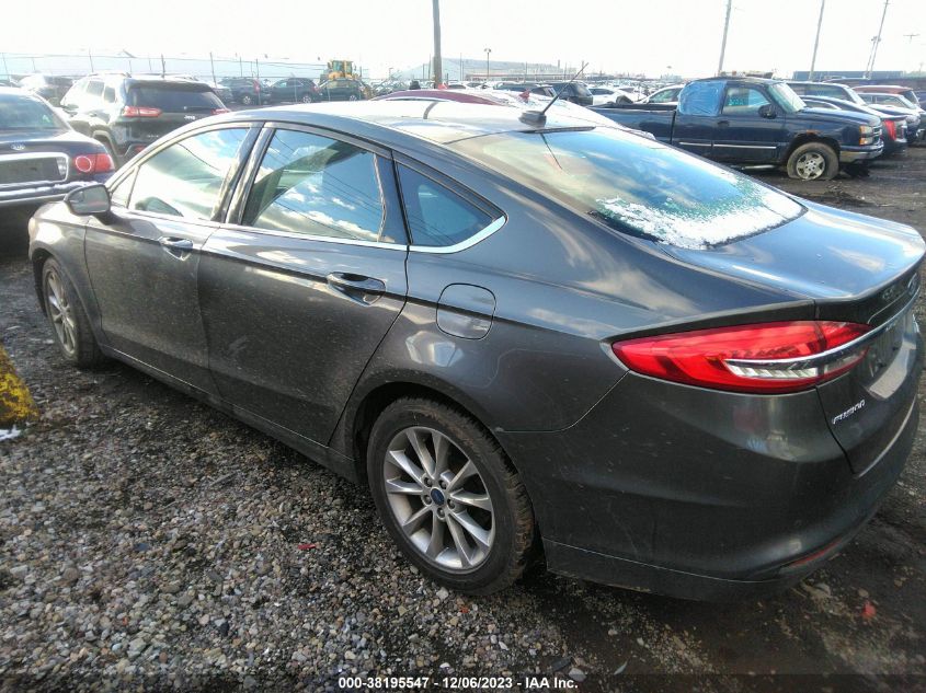 2017 FORD FUSION SE - 3FA6P0HD1HR155350