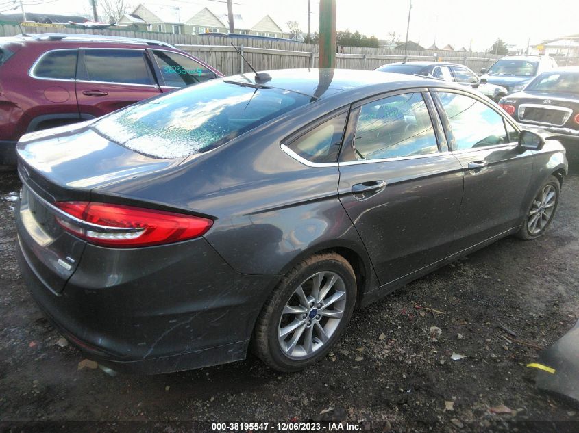 2017 FORD FUSION SE - 3FA6P0HD1HR155350