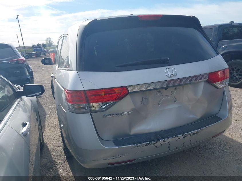 2015 HONDA ODYSSEY EXL - 5FNRL5H60FB012888