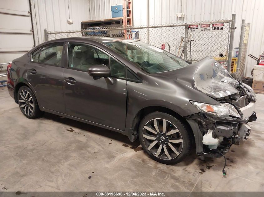 2014 HONDA CIVIC EXL - 19XFB2F96EE050034