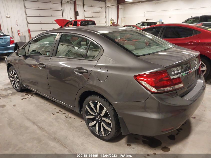 2014 HONDA CIVIC EXL - 19XFB2F96EE050034