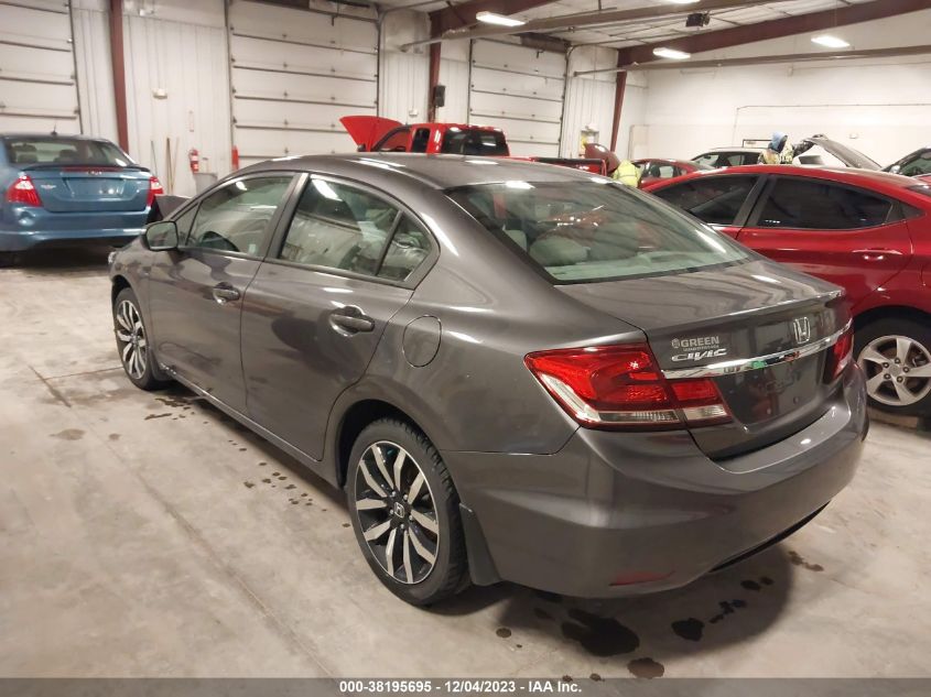 2014 HONDA CIVIC EXL - 19XFB2F96EE050034