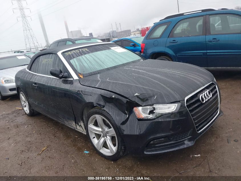 2013 AUDI A5 2.0T PREMIUM - WAUAFAFH0DN014816