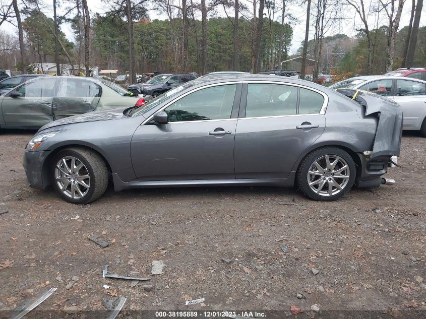2013 INFINITI G37 SPORT JN1CV6APXDM302085