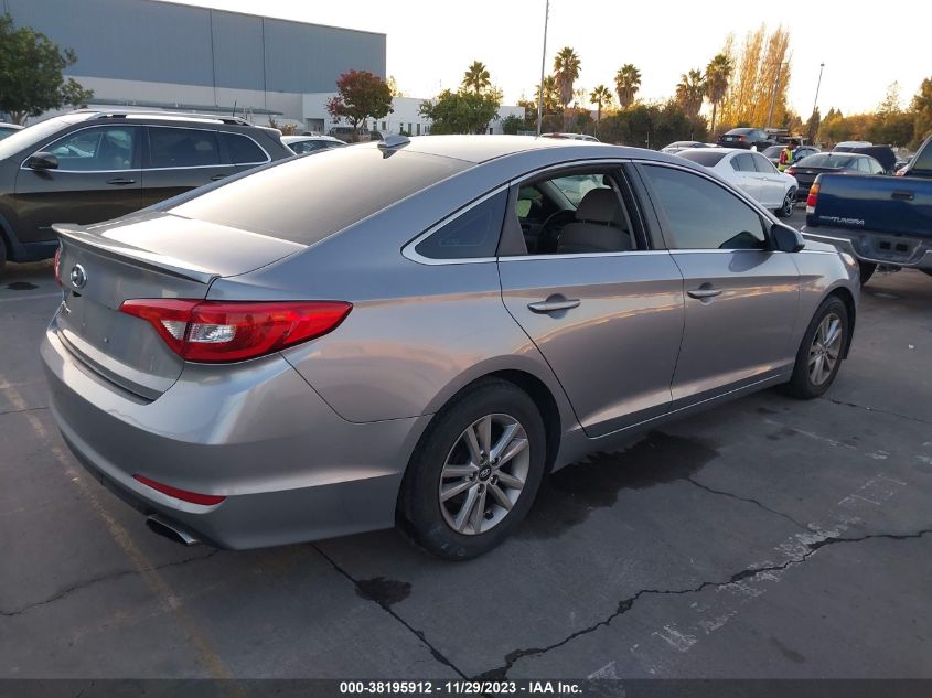 2016 HYUNDAI SONATA SE - 5NPE24AF3GH345644