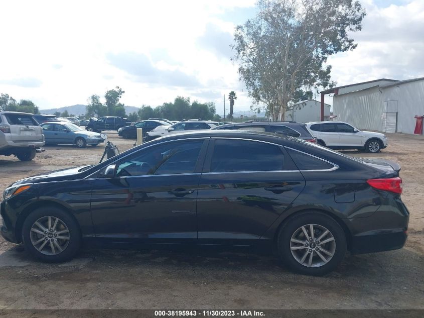 2017 HYUNDAI SONATA SE - 5NPE24AFXHH487622