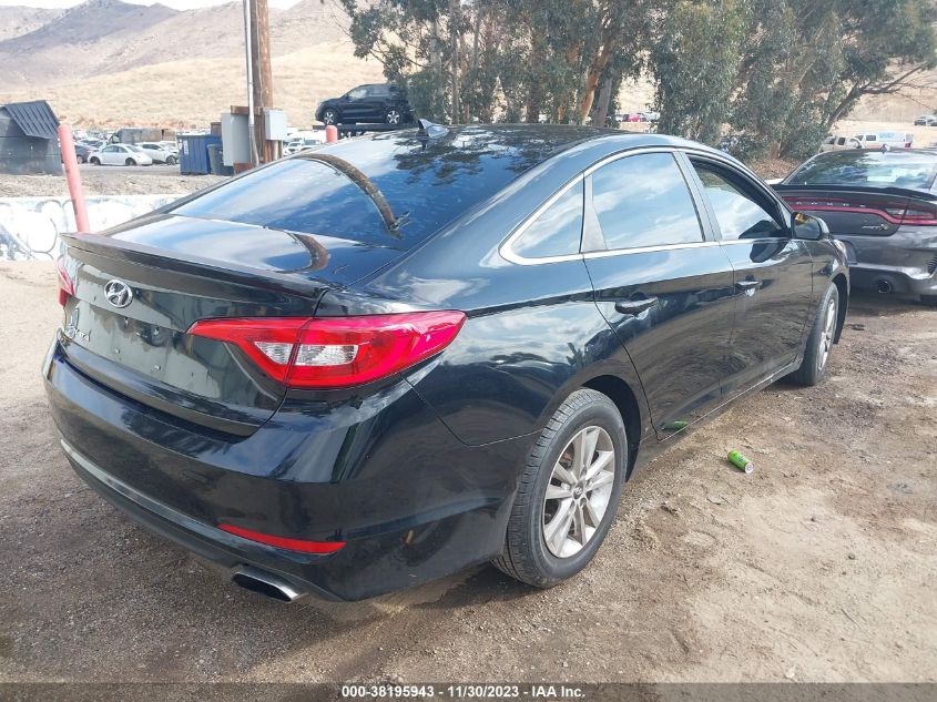 2017 HYUNDAI SONATA SE - 5NPE24AFXHH487622