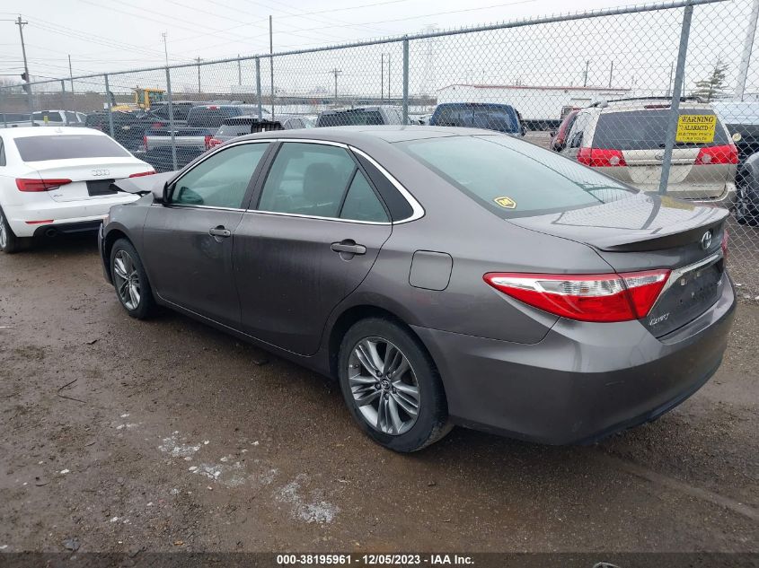 2015 TOYOTA CAMRY SE - 4T1BF1FK6FU063509